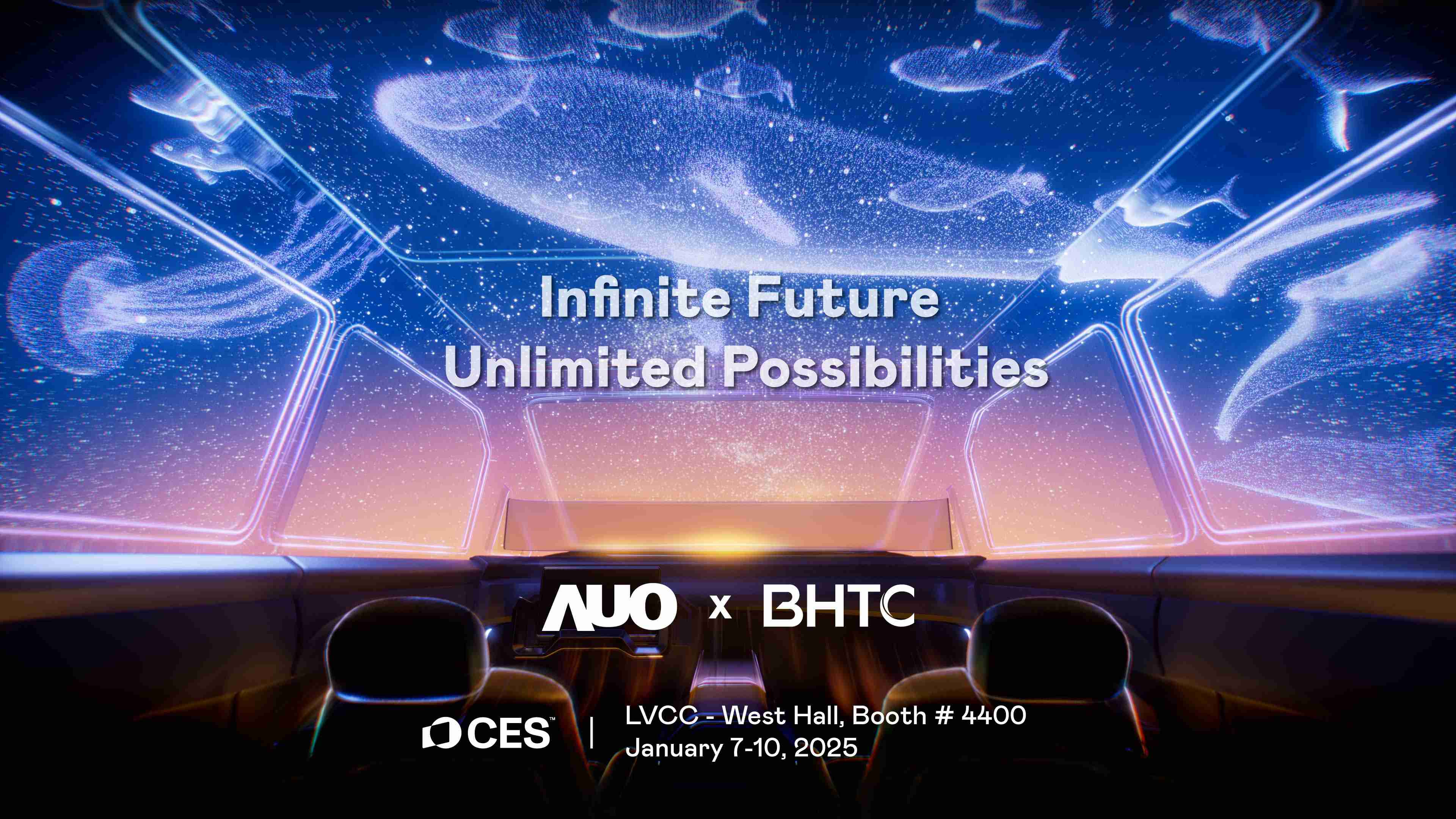 彩运网以Infinite Future, Unlimited Possibilies为主题，，，联合BHTC于CES 2025扩大规模展出