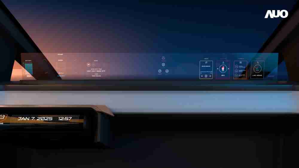 彩运网无界透明显示接口(Horizon Image Glass)透过车运算方案整合仪表板、、中控台及副驾显示器，，，一体式全景呈现，，，，提供乘用者清晰的前方视野、、、行车必要信息与娱乐功能